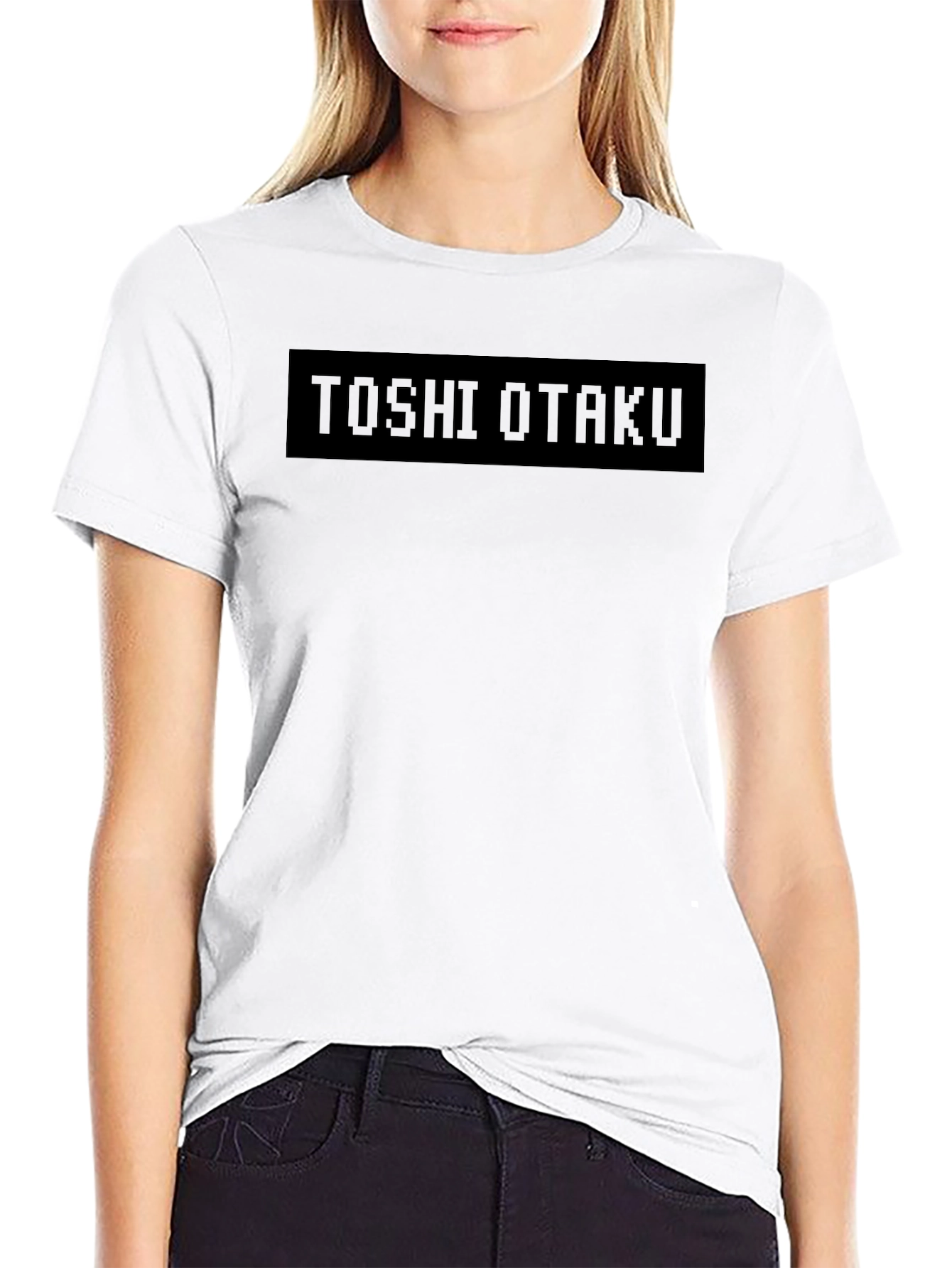 TOSHI OTAKU Black Pixel Graphic Tee