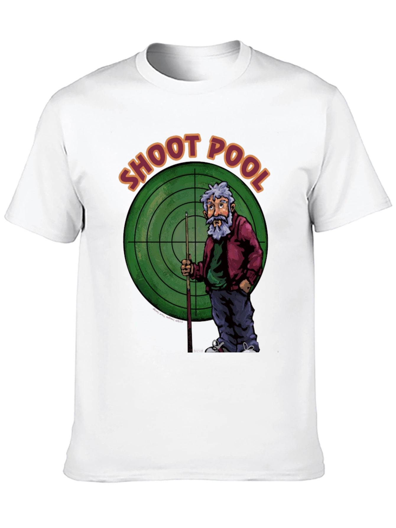 Shoot Pool Graphic T-Shirt Billiards Tee