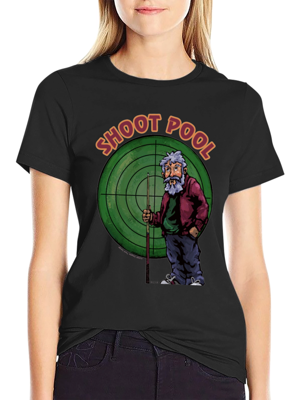 Shoot Pool Graphic T-Shirt Billiards Tee