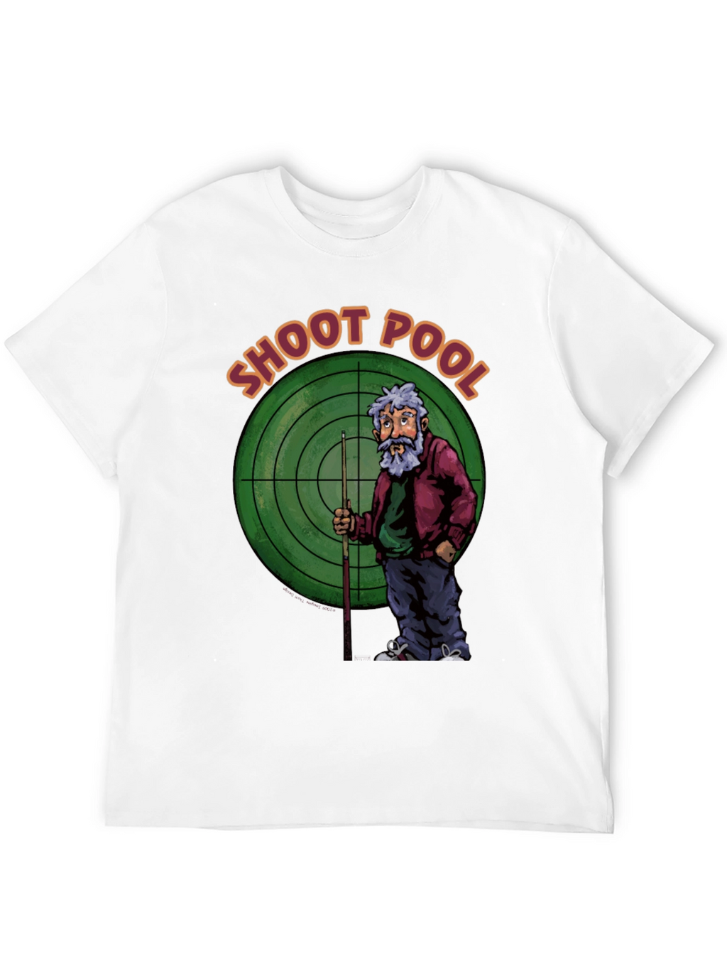 Shoot Pool Graphic T-Shirt Billiards Tee