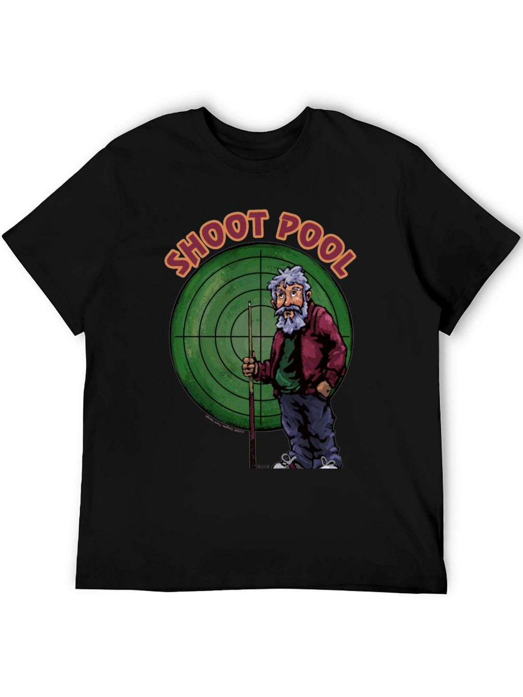 Shoot Pool Graphic T-Shirt Billiards Tee