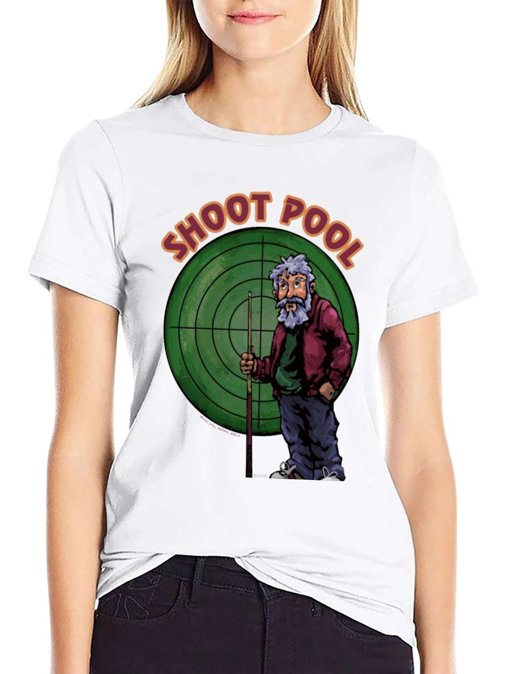 Shoot Pool Graphic T-Shirt Billiards Tee