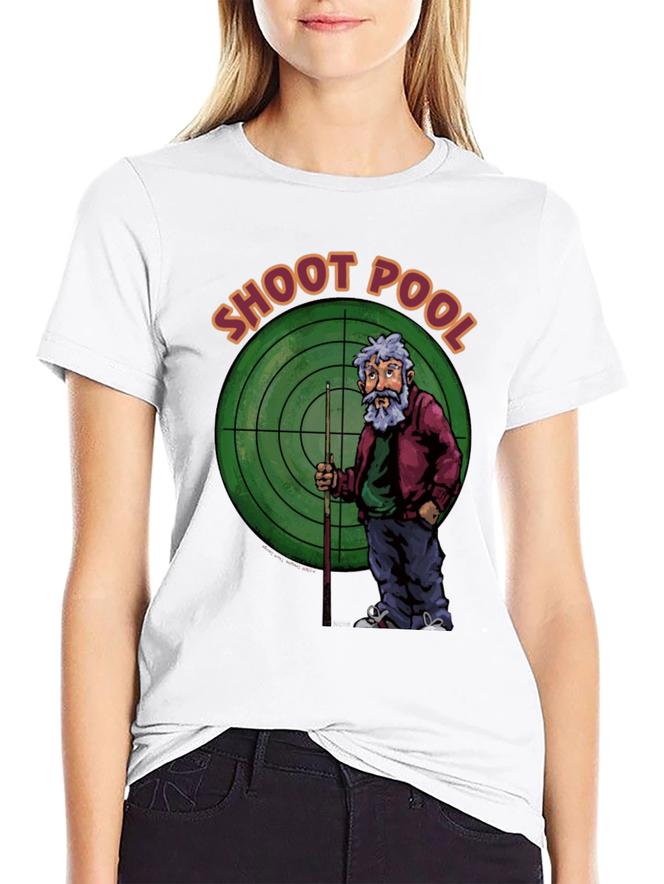 Shoot Pool Graphic T-Shirt Billiards Tee