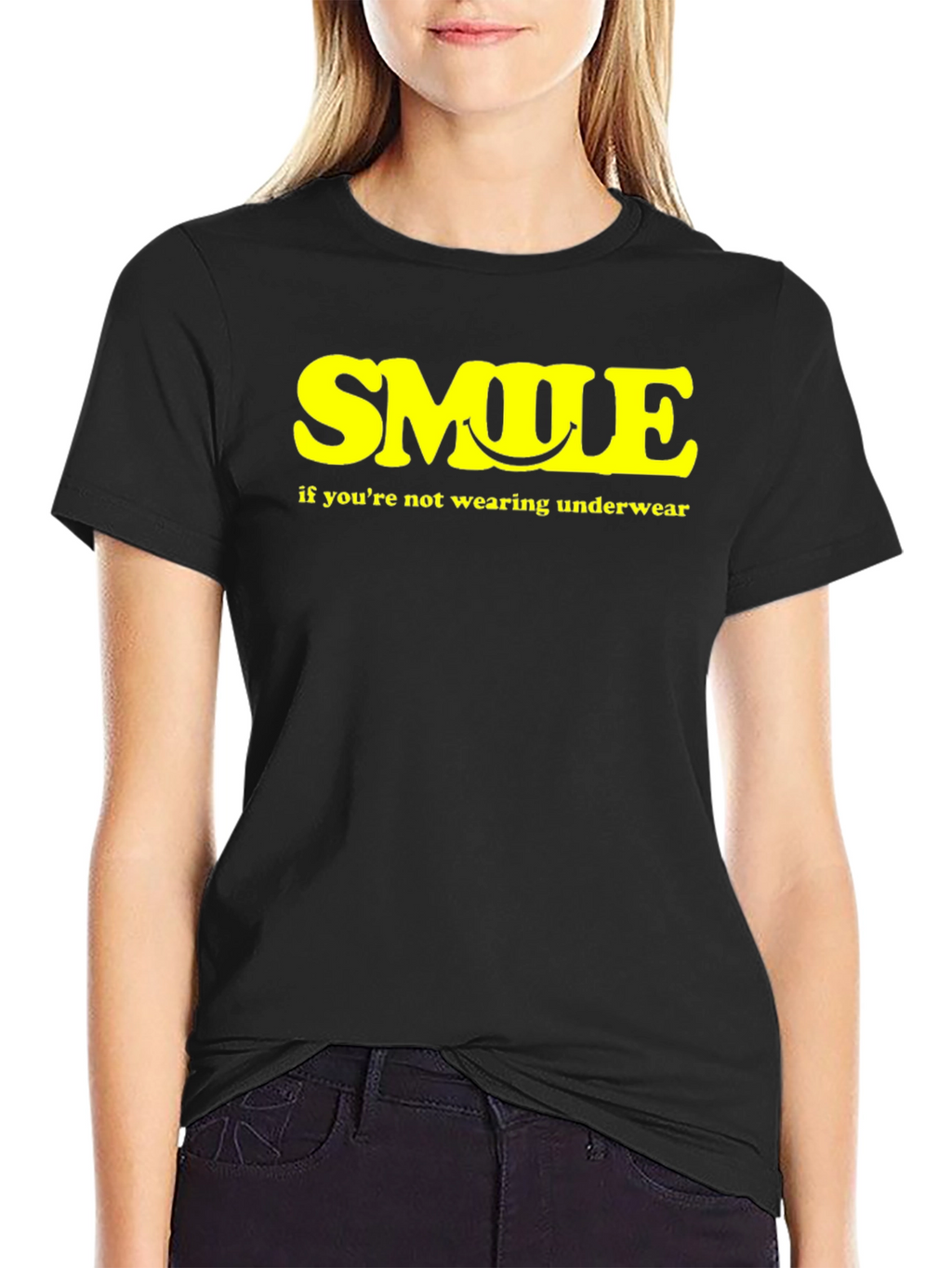 Smile Underwear Humor Tee