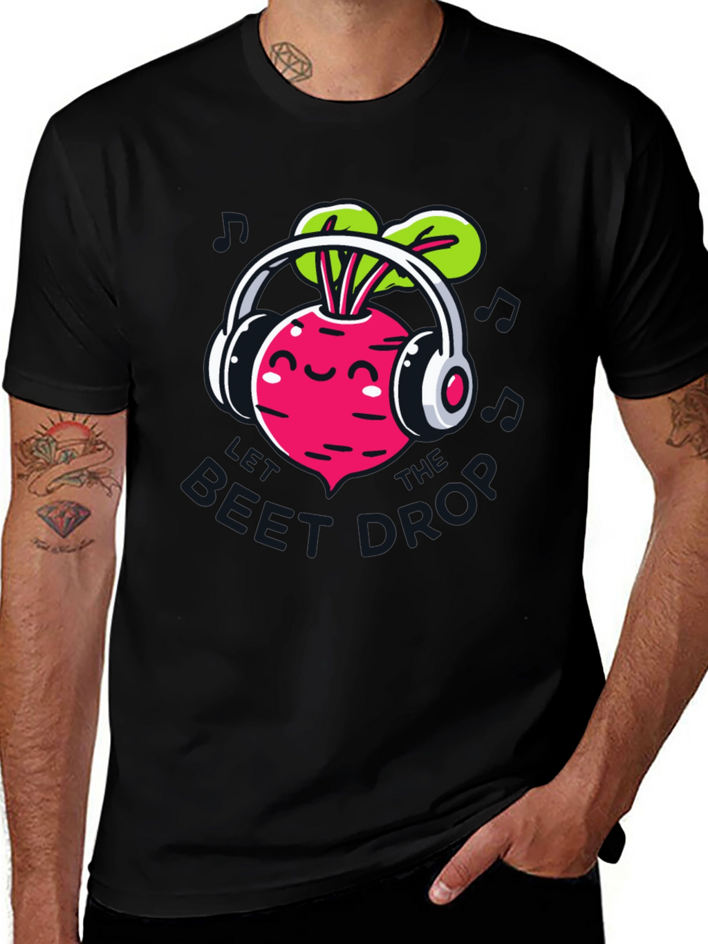 Beet Drop T-Shirt - Music Lover Tee