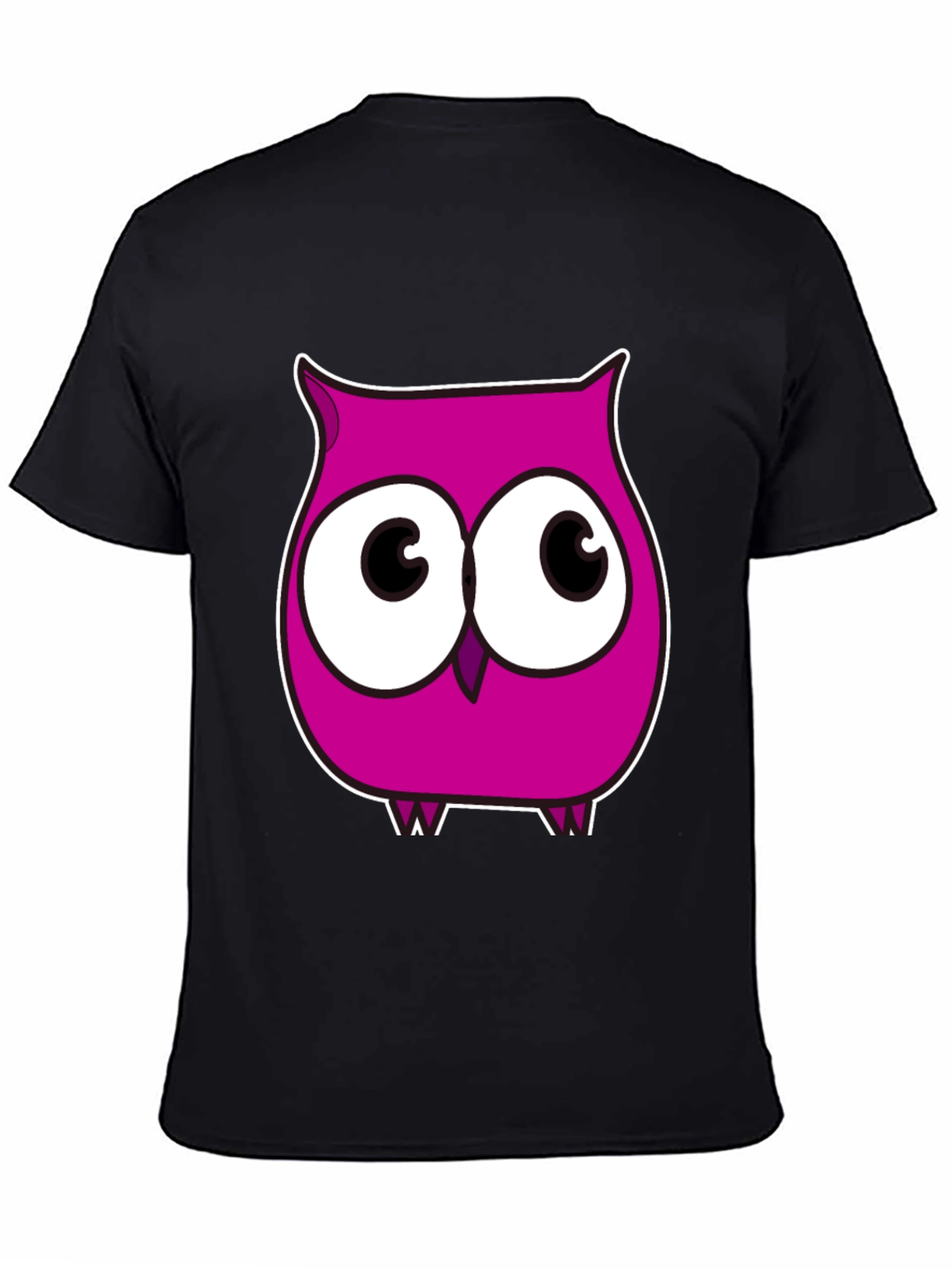 Cartoon Owl Graphic Tee - Fun and Unique!