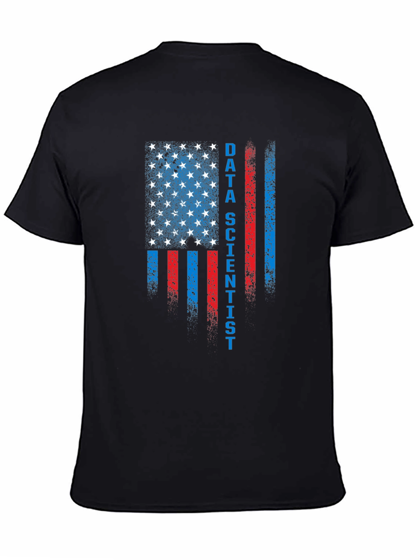 Data Scientist American Flag Patriotic T-Shirt