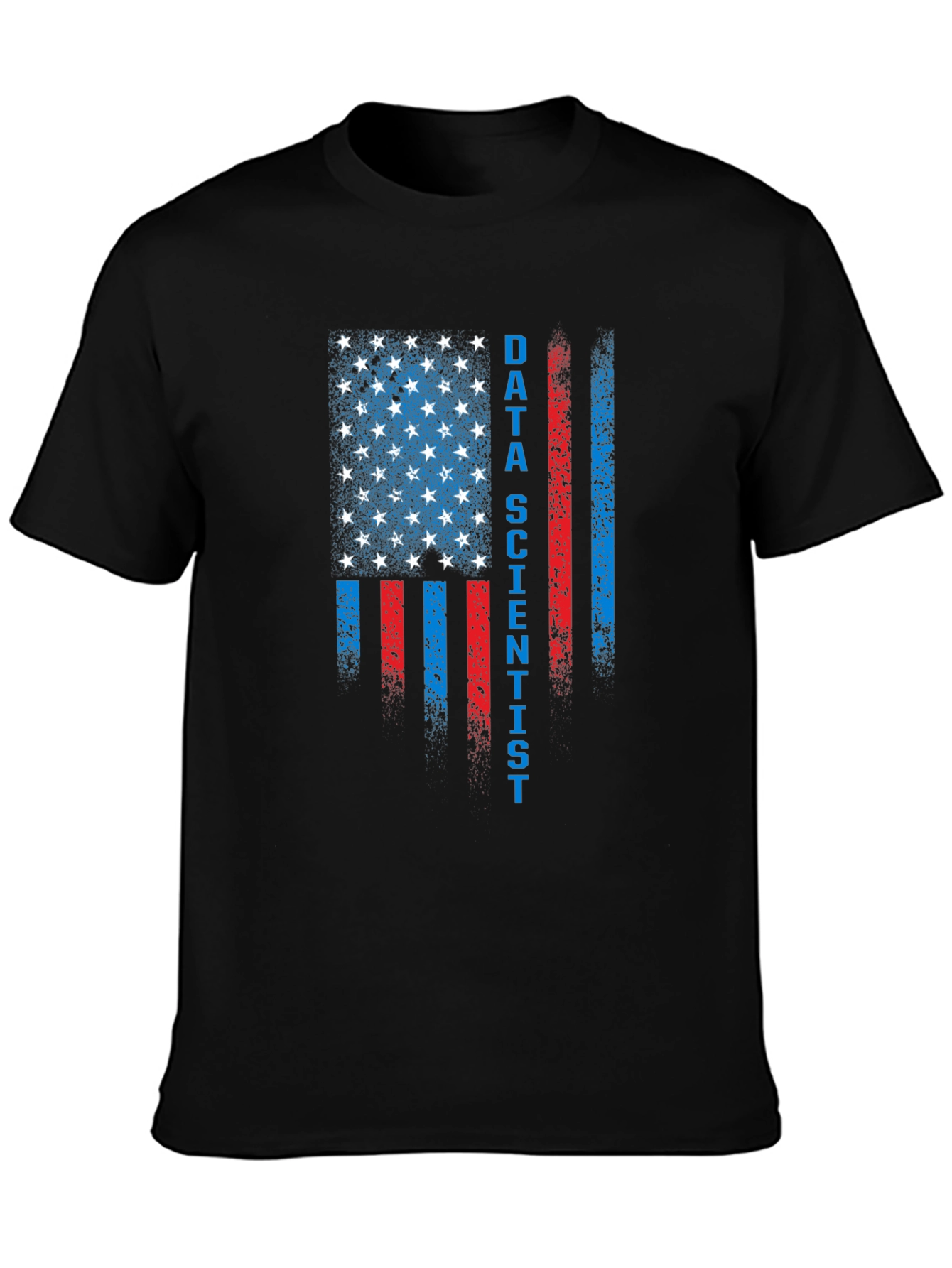 Data Scientist American Flag Patriotic T-Shirt