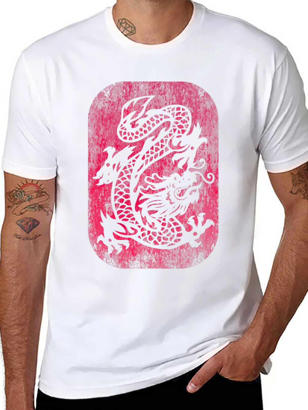 Dragon Graphic Tee - Asian Inspired Design