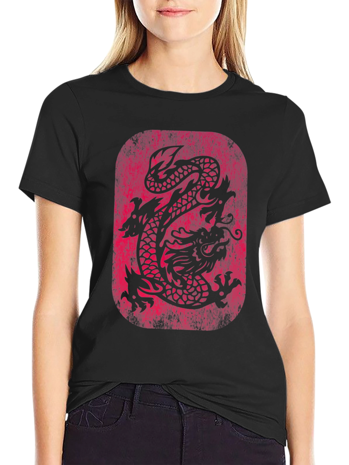 Dragon Graphic Tee - Asian Inspired Design