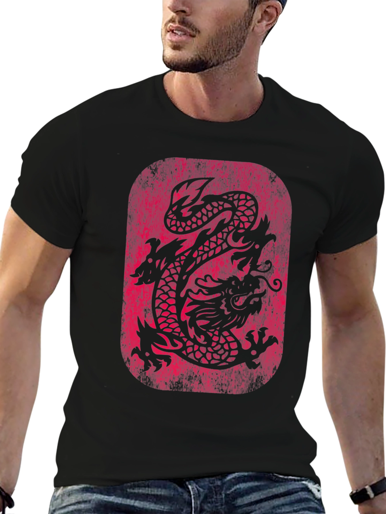 Dragon Graphic Tee - Asian Inspired Design