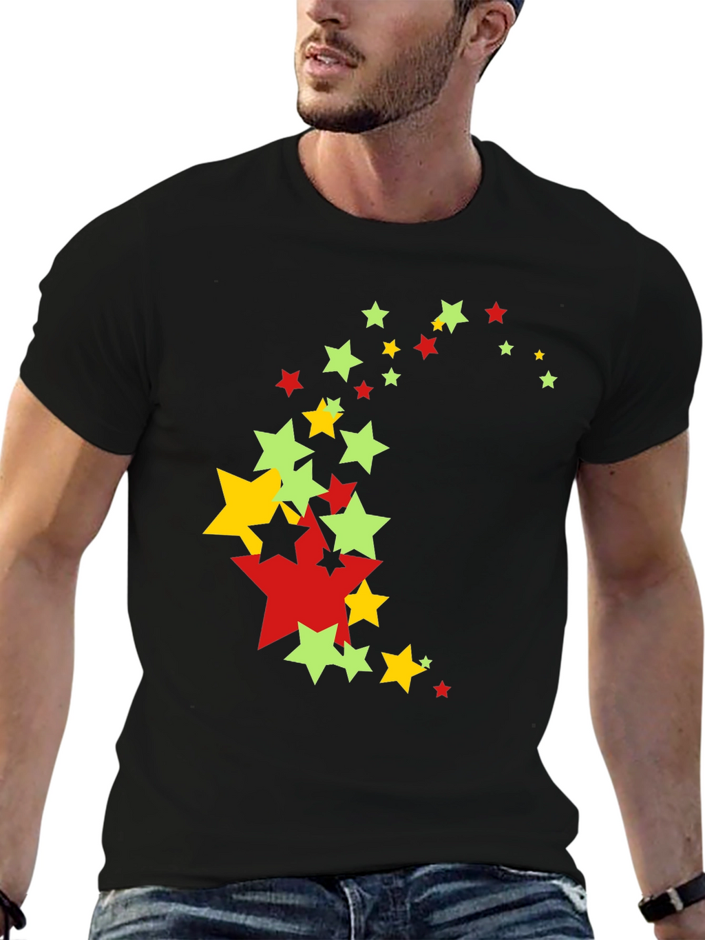 Starry Night Black Tee