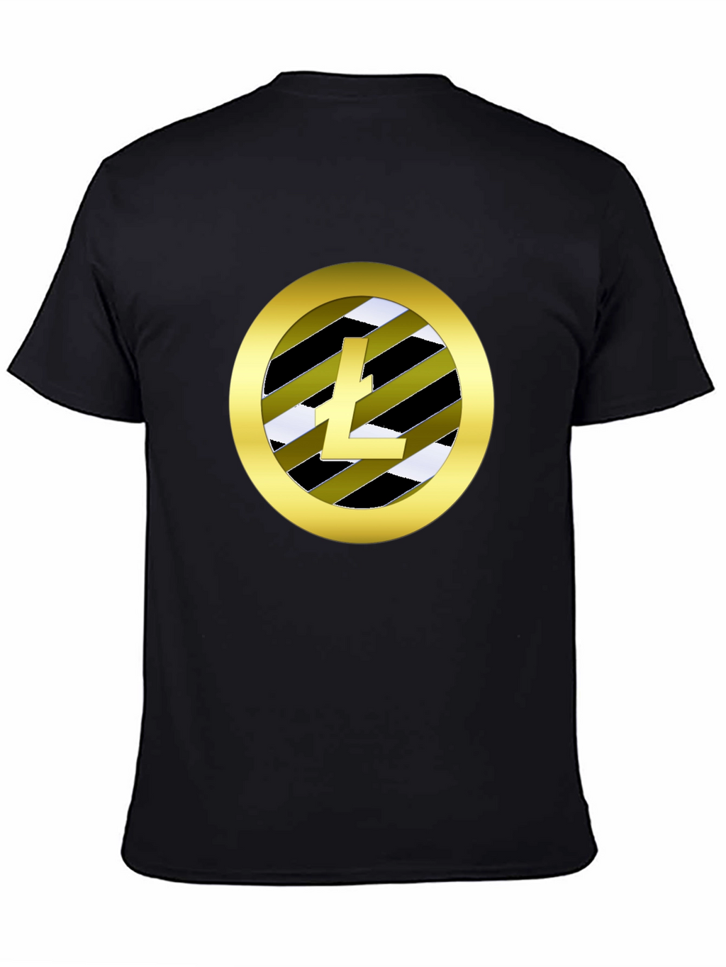 Litecoin Logo Black T-Shirt Crypto HODL Tee