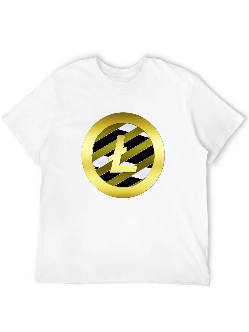 Litecoin Logo Black T-Shirt Crypto HODL Tee