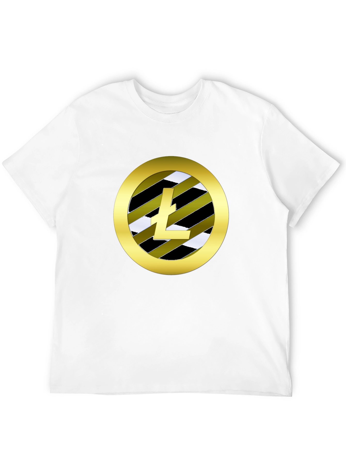 Litecoin Logo Black T-Shirt Crypto HODL Tee