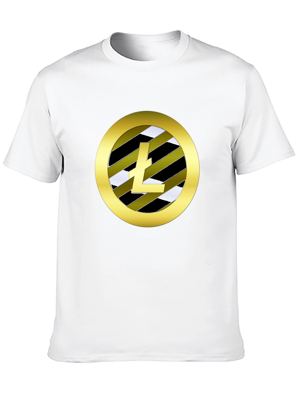 Litecoin Logo Black T-Shirt Crypto HODL Tee