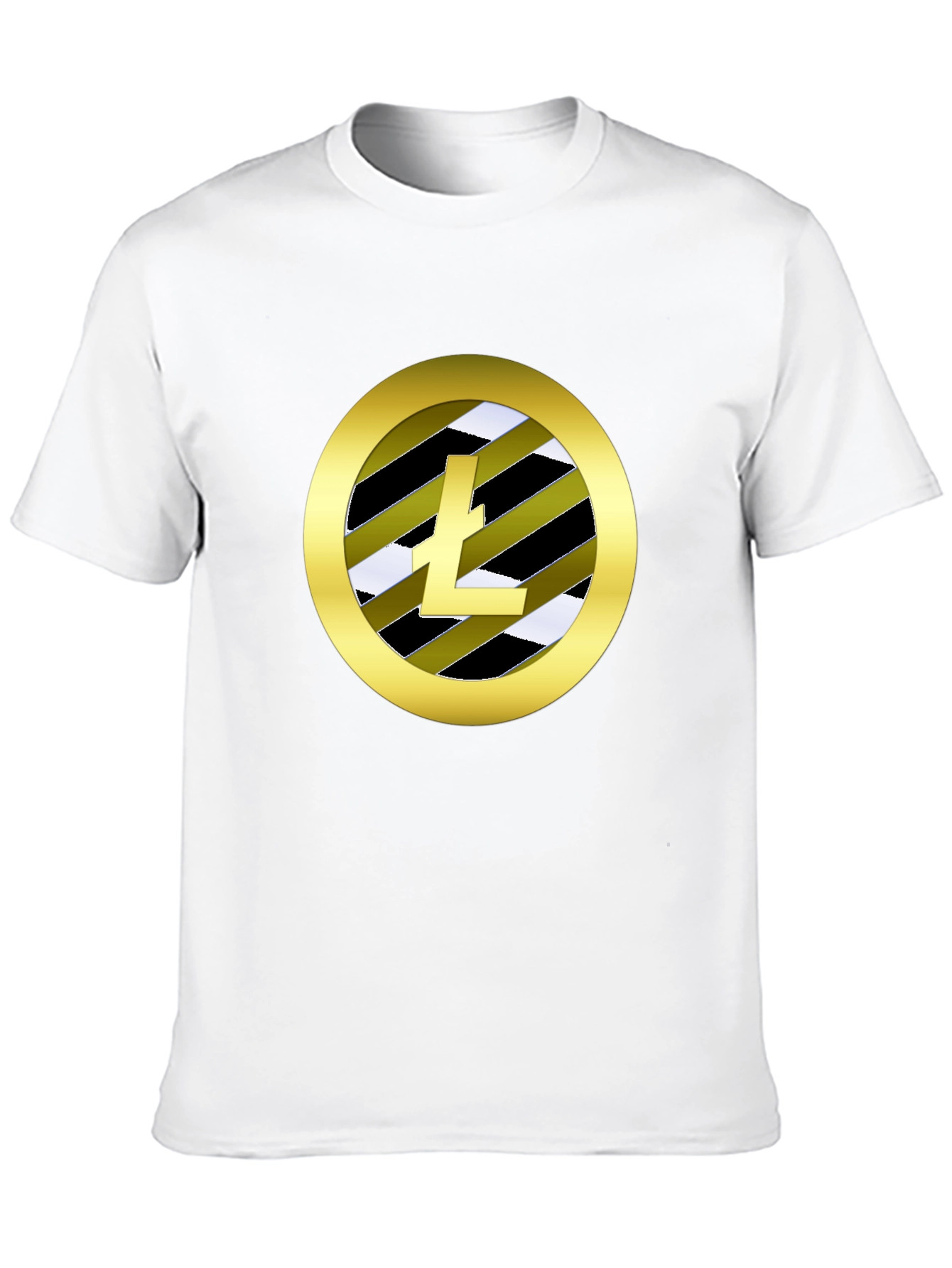 Litecoin Logo Black T-Shirt Crypto HODL Tee