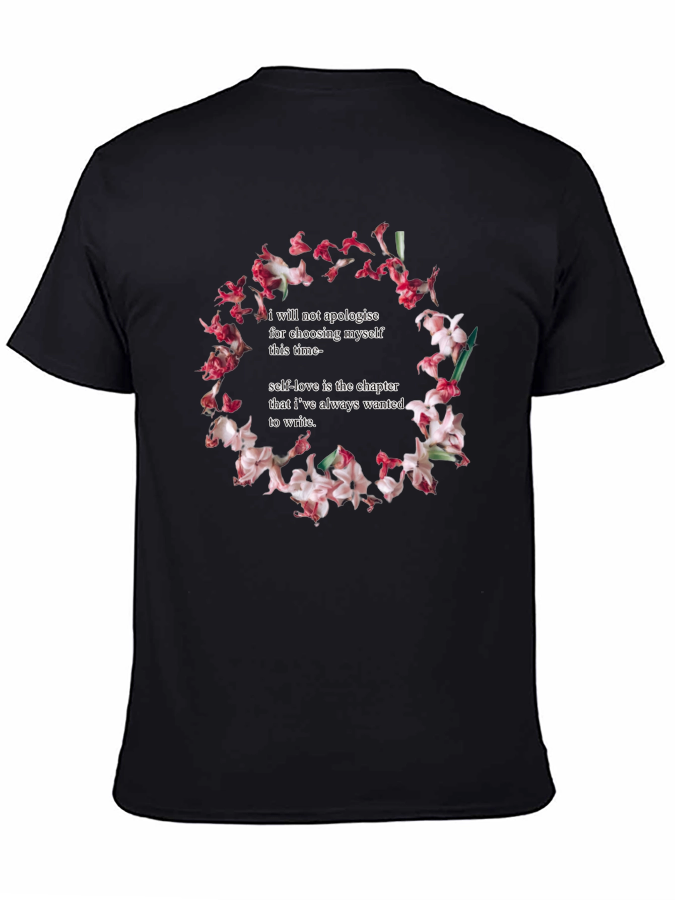 Floral Self-Love Statement T-Shirt
