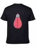 Brain Bulb T-Shirt - Creative Idea Tee