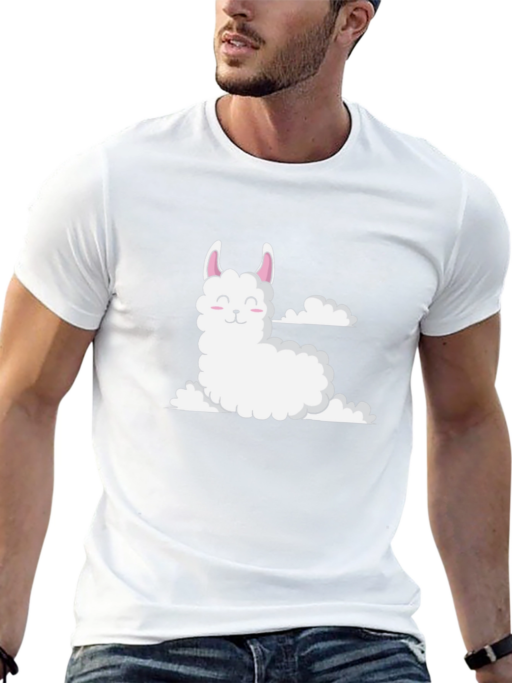 Llama Cloud T-Shirt - Soft Cotton Tee