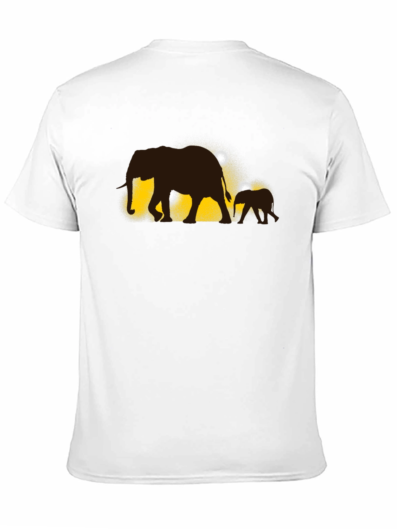 Elephant Family Black T-Shirt