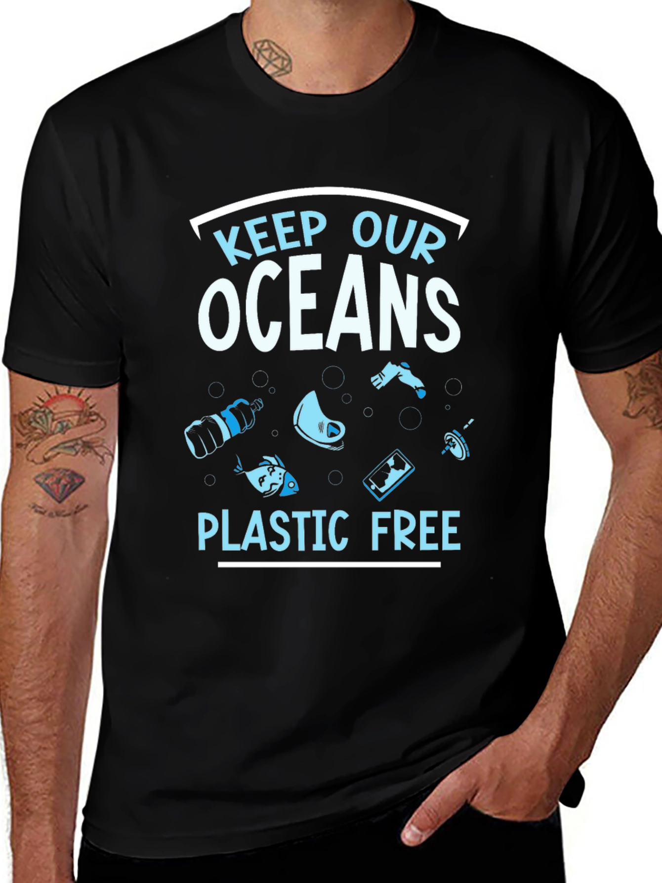 Keep Our Oceans Plastic Free T-Shirt