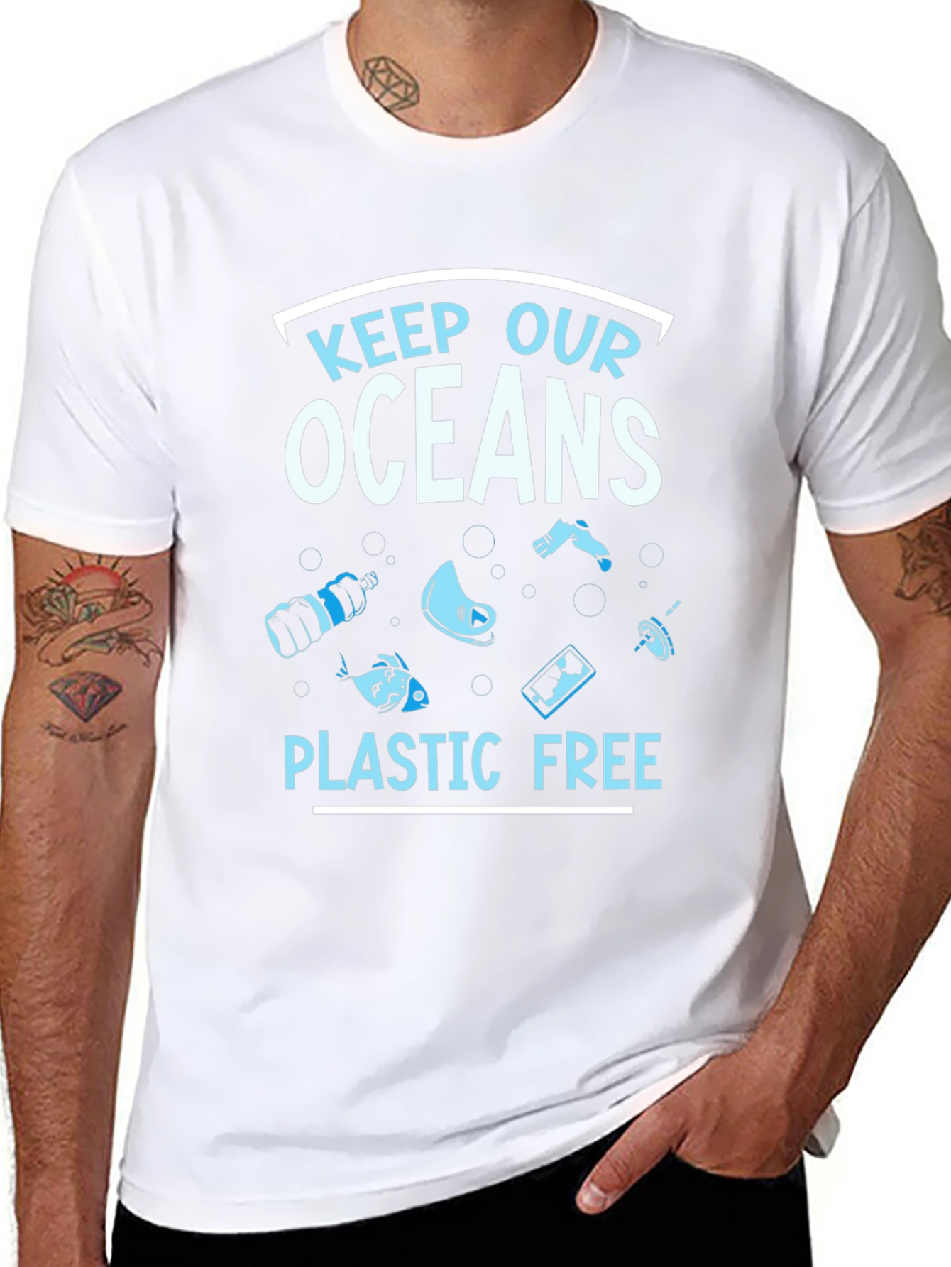 Keep Our Oceans Plastic Free T-Shirt