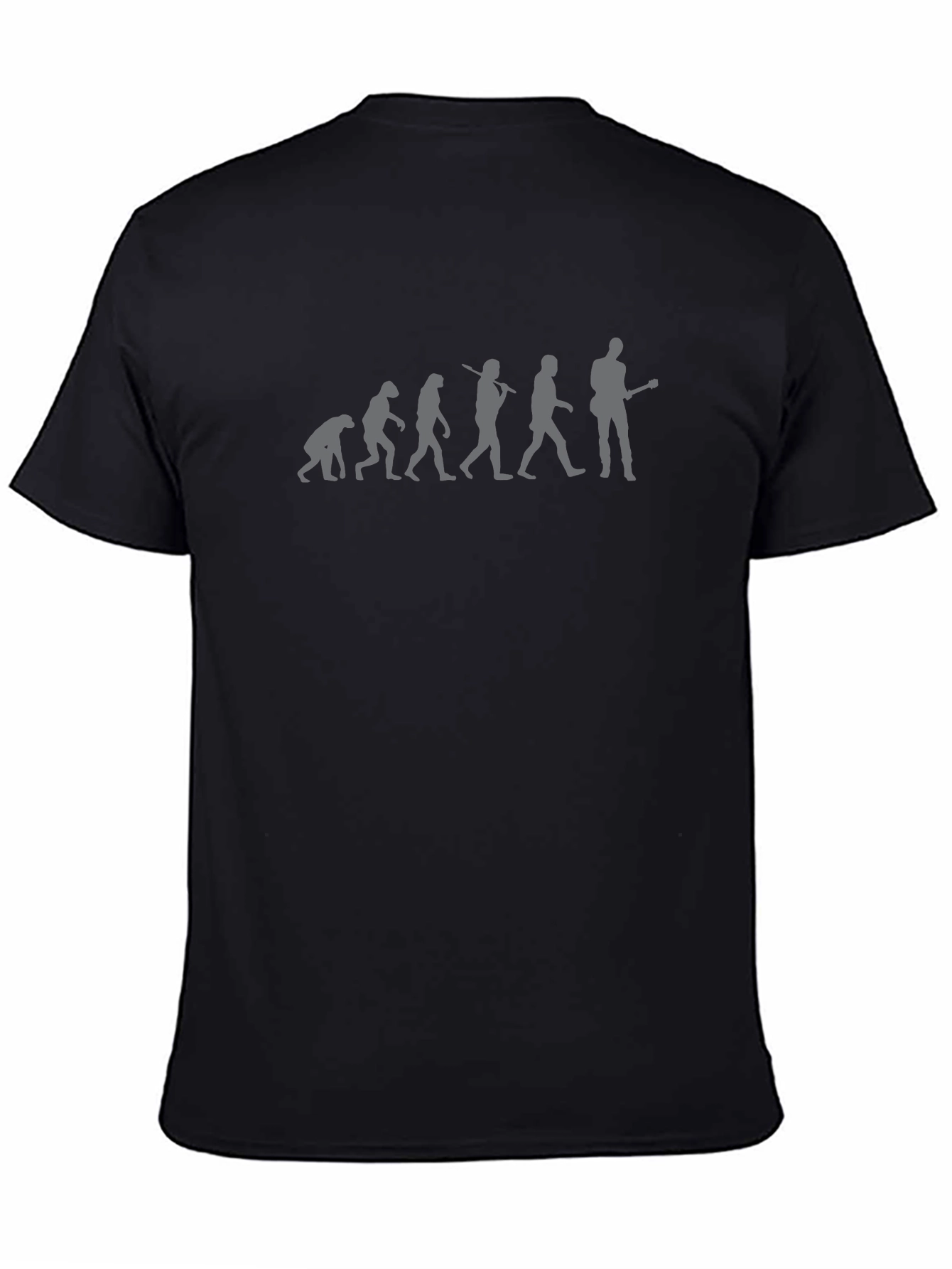 Evolution of Rock Guitarist T-Shirt - Black
