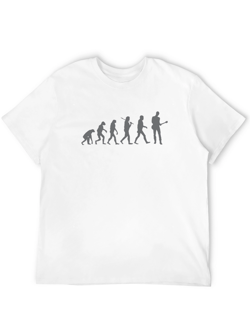 Evolution of Rock Guitarist T-Shirt - Black