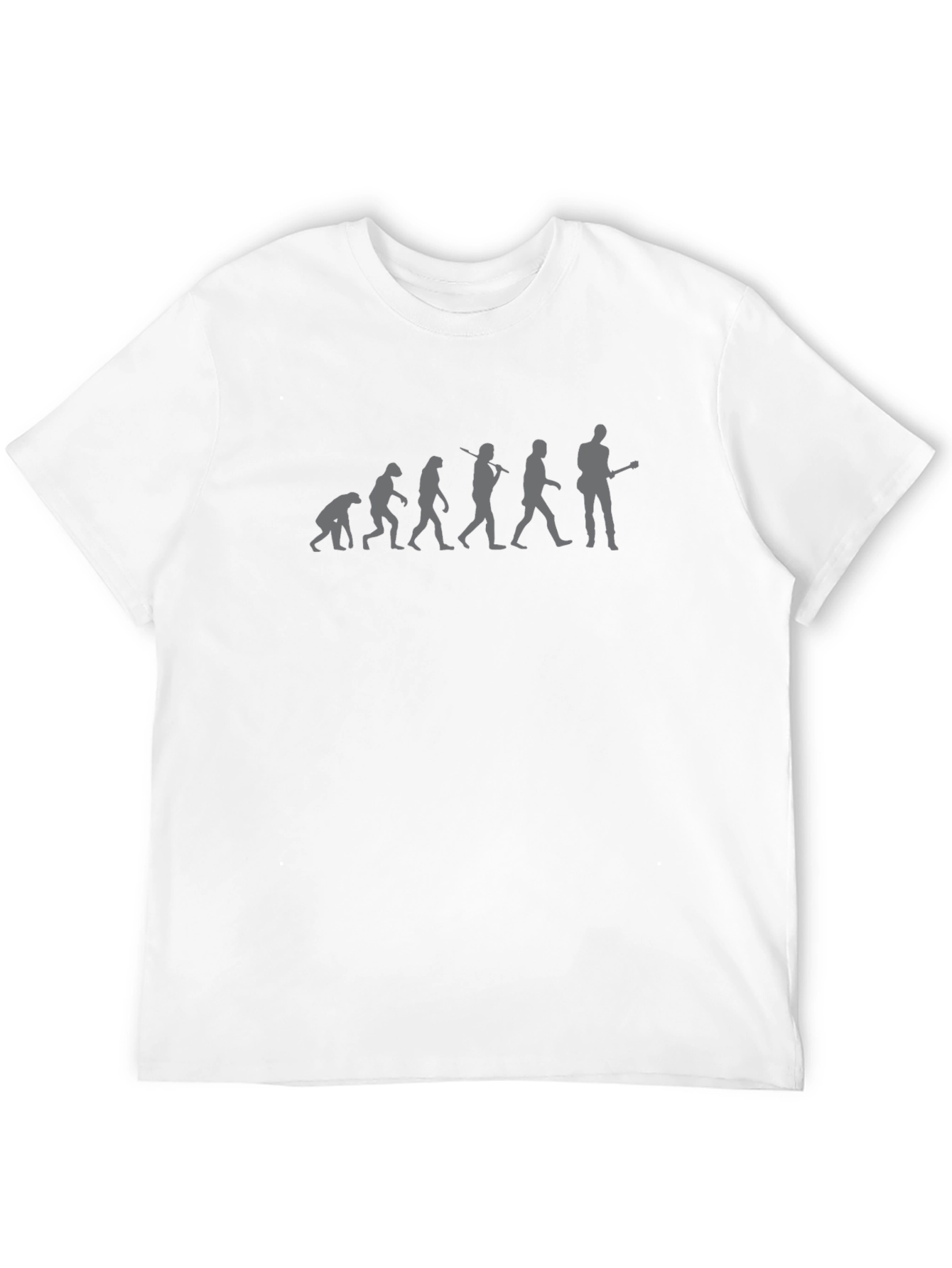 Evolution of Rock Guitarist T-Shirt - Black