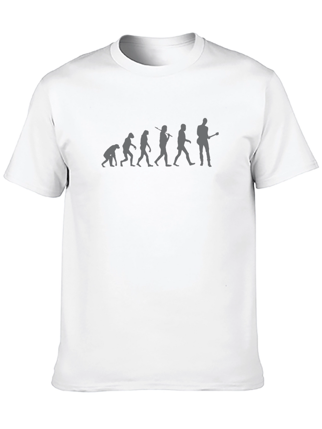 Evolution of Rock Guitarist T-Shirt - Black