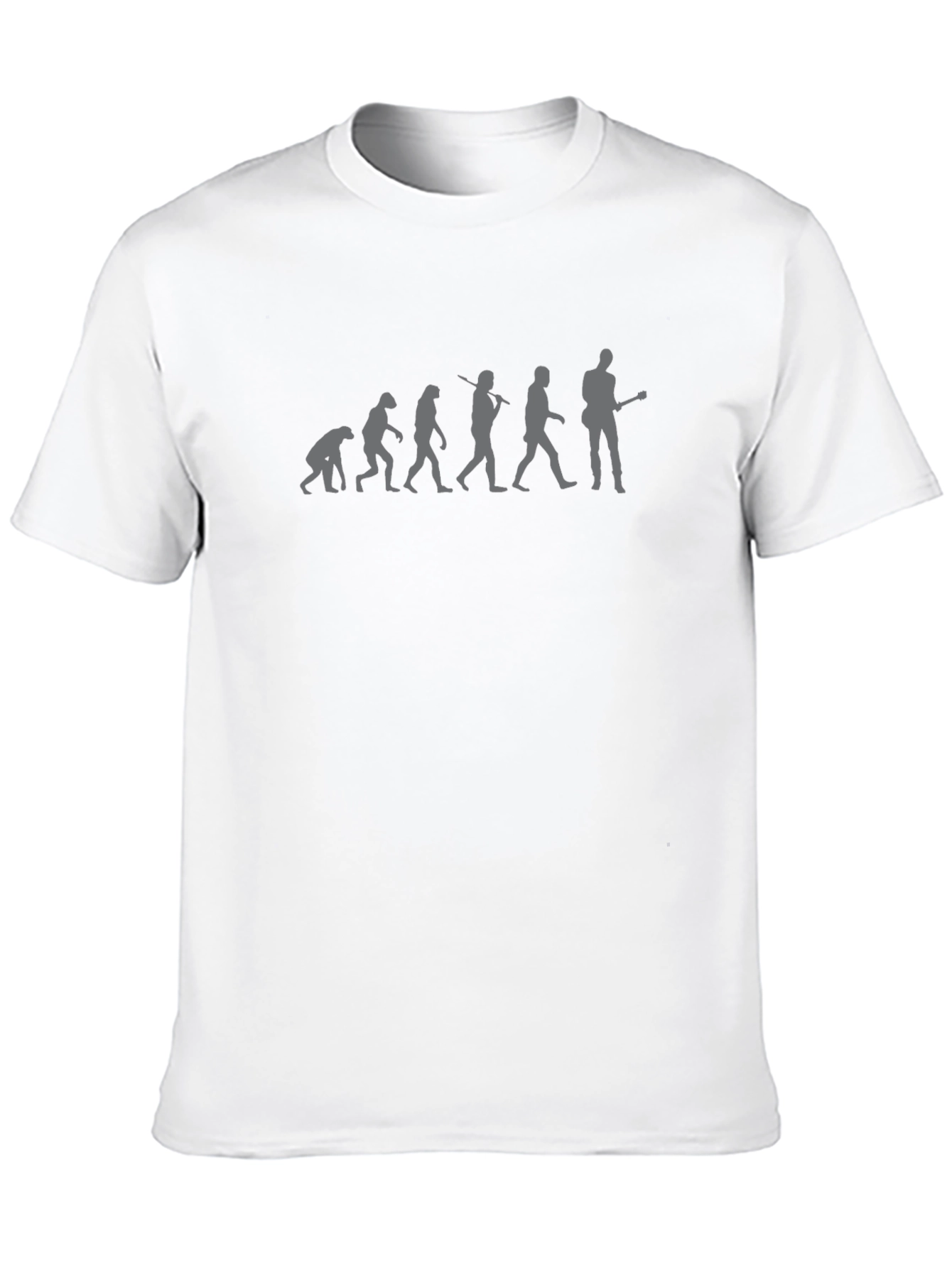 Evolution of Rock Guitarist T-Shirt - Black