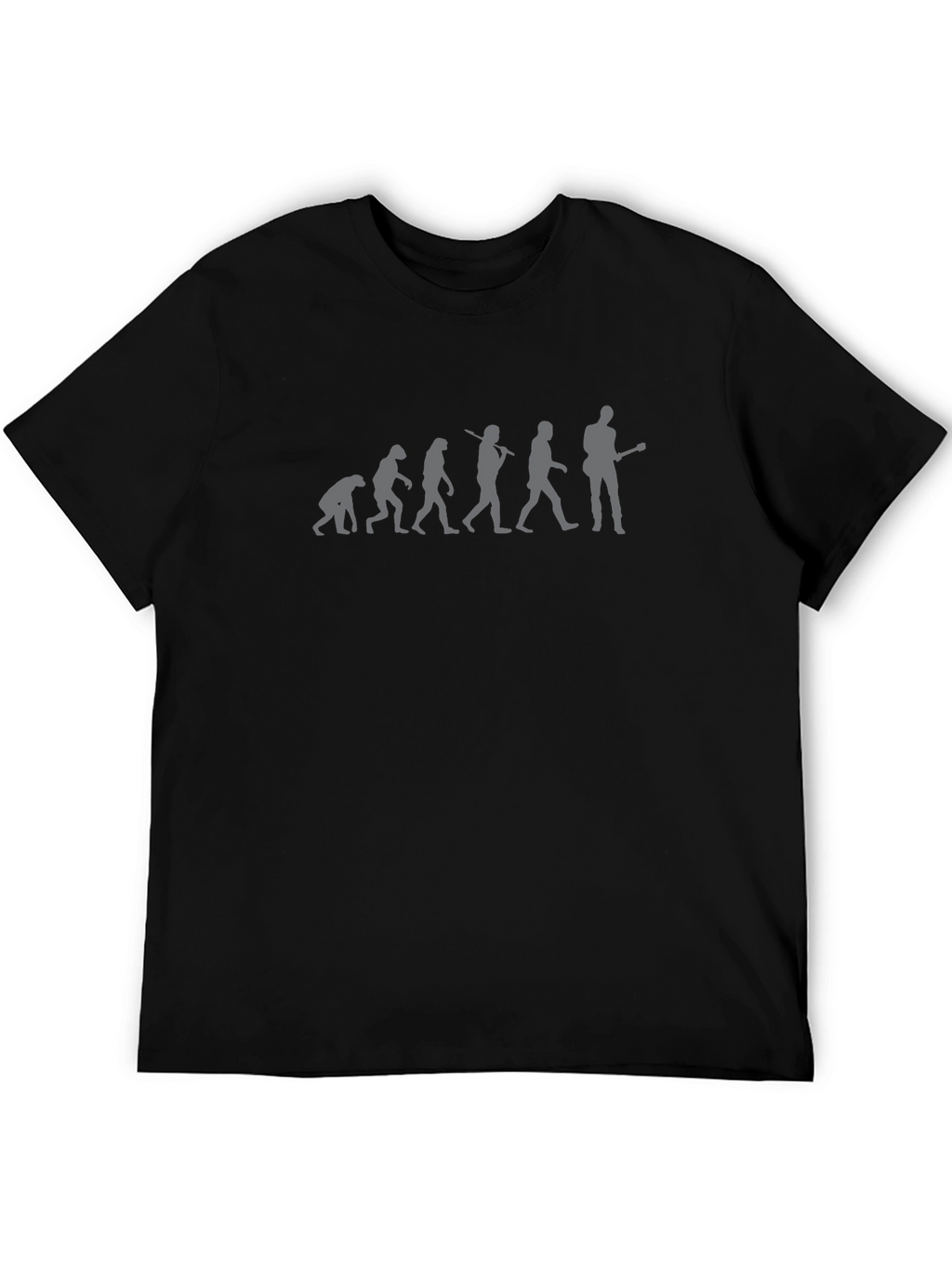 Evolution of Rock Guitarist T-Shirt - Black