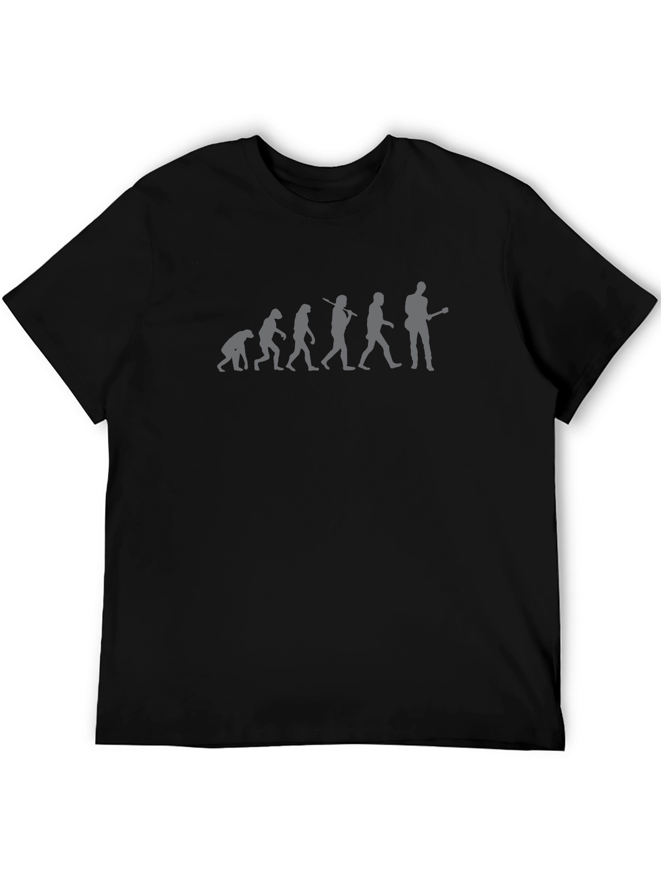 Evolution of Rock Guitarist T-Shirt - Black