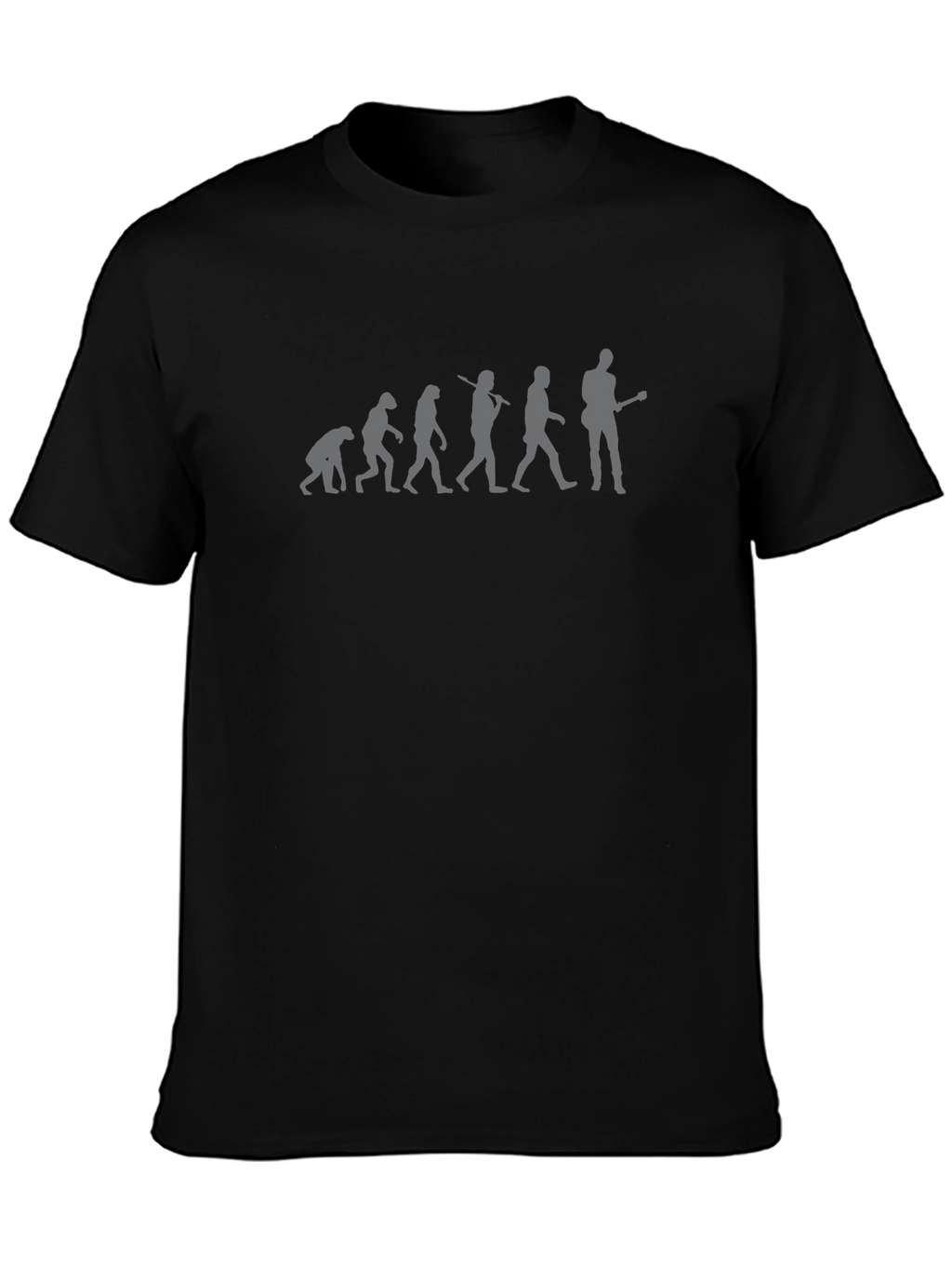 Evolution of Rock Guitarist T-Shirt - Black