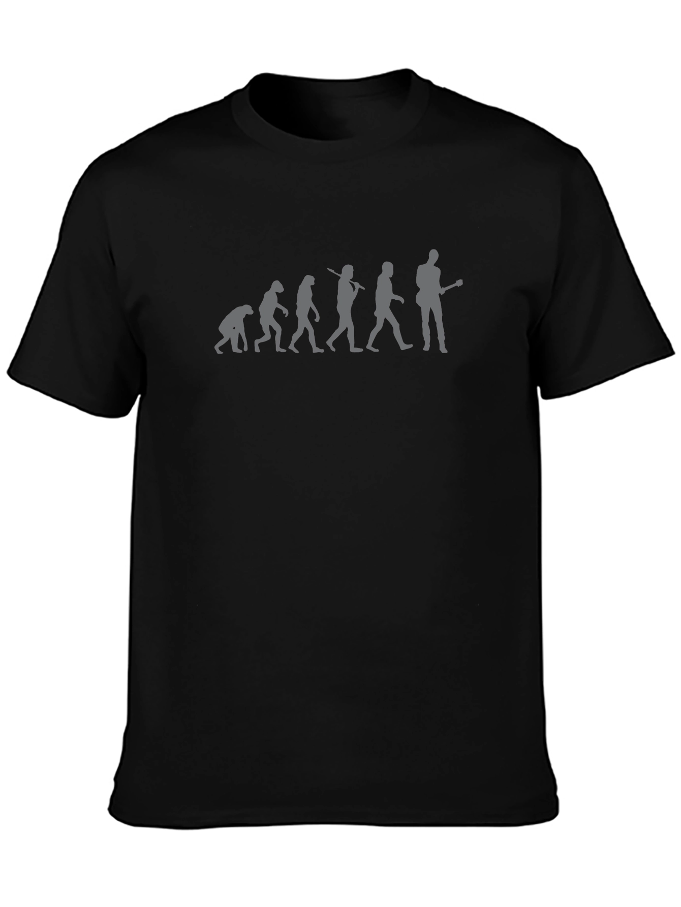 Evolution of Rock Guitarist T-Shirt - Black