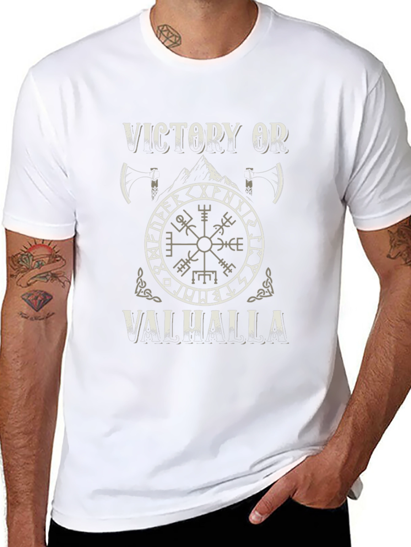 Victory or Valhalla Viking T-Shirt