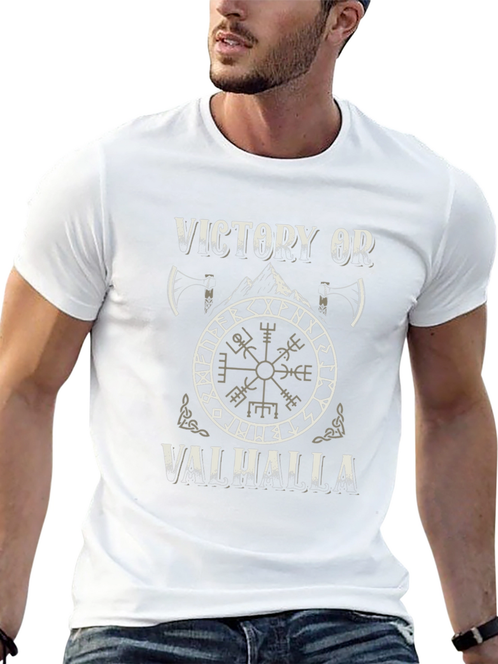 Victory or Valhalla Viking T-Shirt