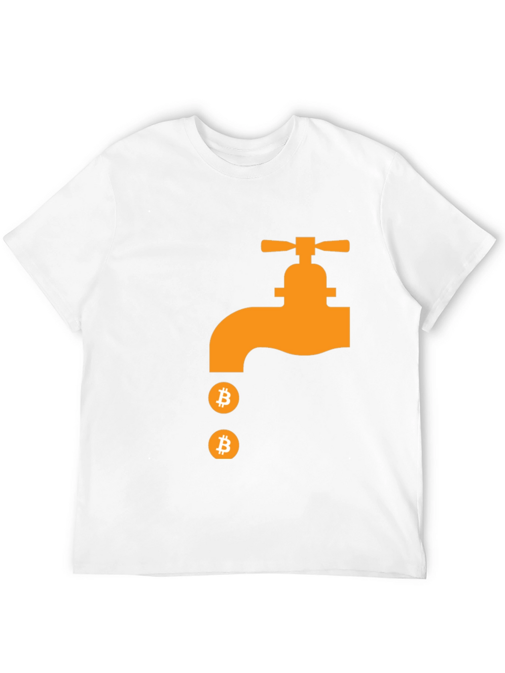 Bitcoin Faucet Graphic Tee - Crypto Currency T-Shirt