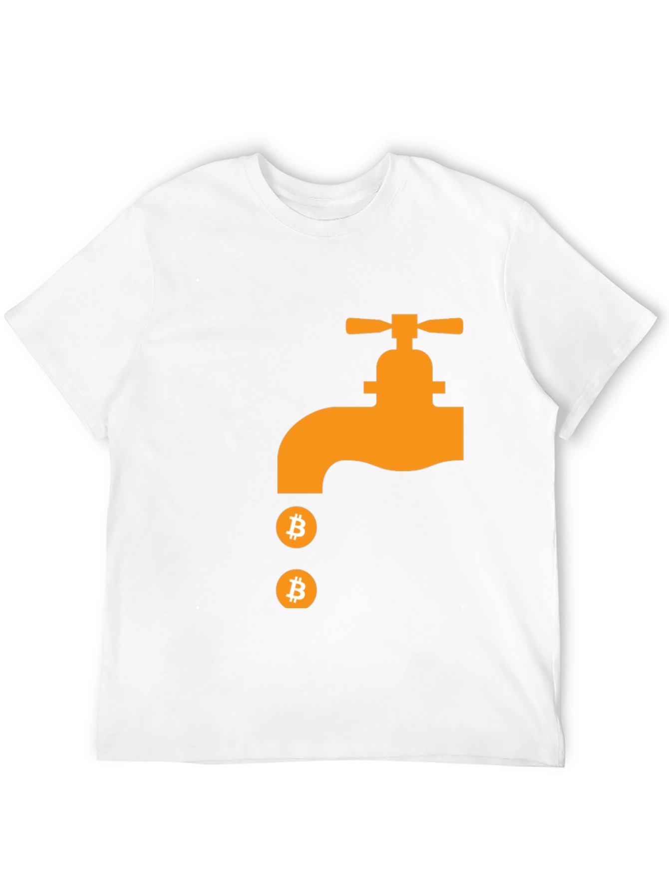 Bitcoin Faucet Graphic Tee - Crypto Currency T-Shirt