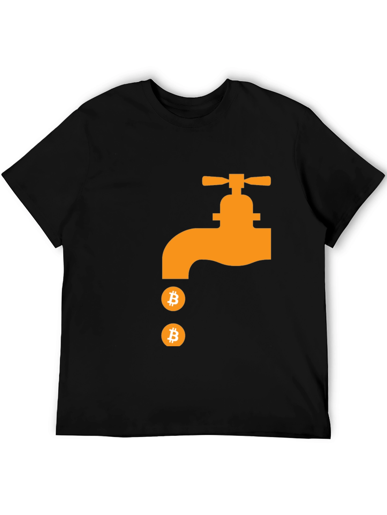 Bitcoin Faucet Graphic Tee - Crypto Currency T-Shirt