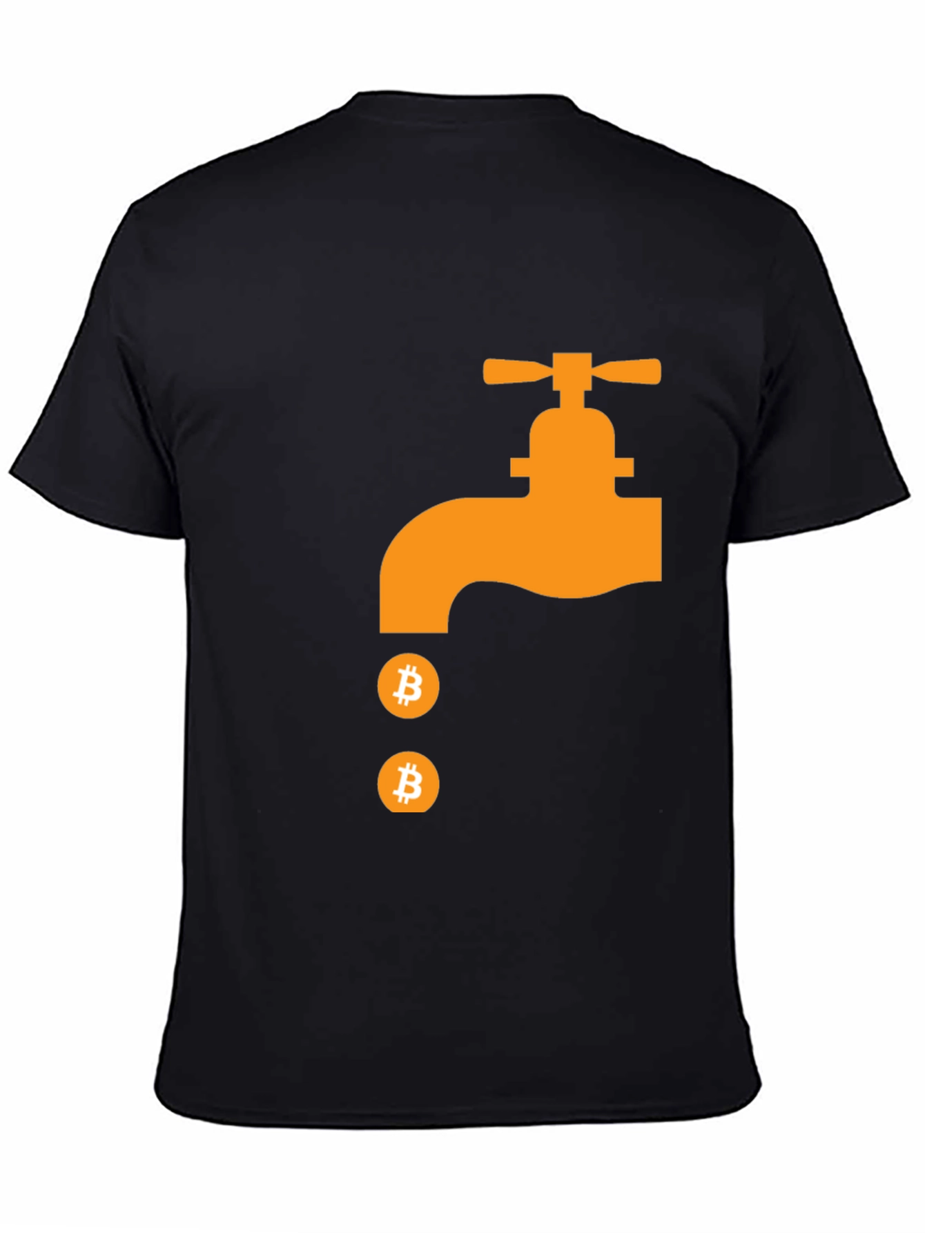 Bitcoin Faucet Graphic Tee - Crypto Currency T-Shirt