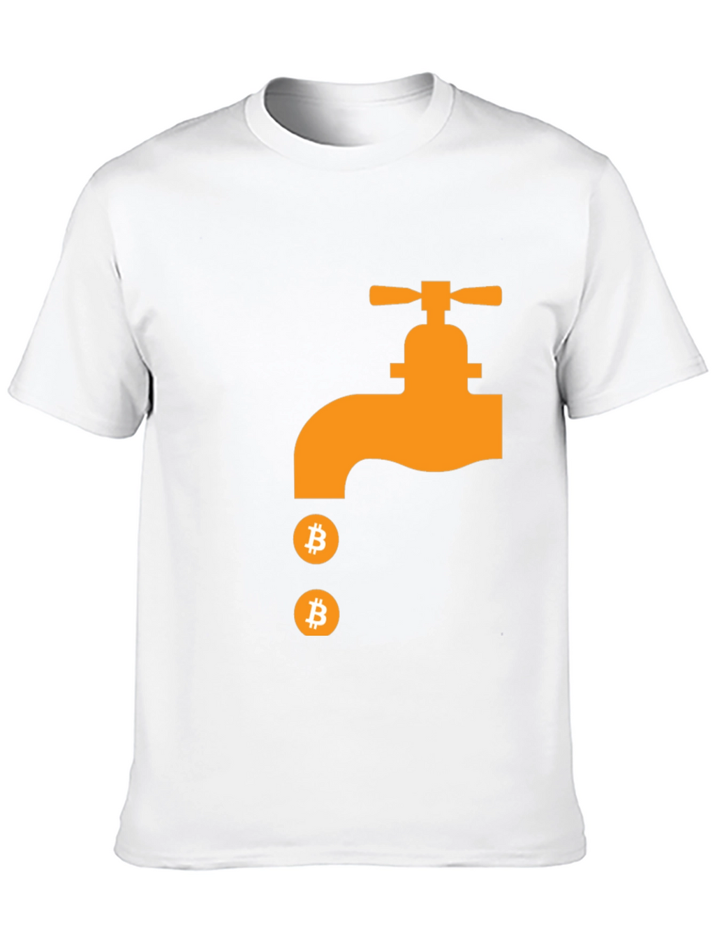 Bitcoin Faucet Graphic Tee - Crypto Currency T-Shirt