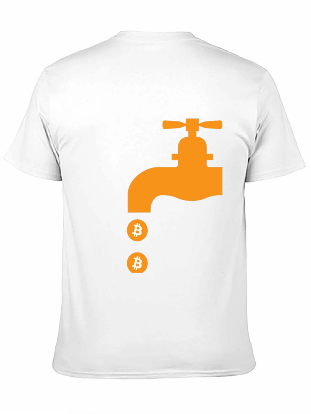 Bitcoin Faucet Graphic Tee - Crypto Currency T-Shirt