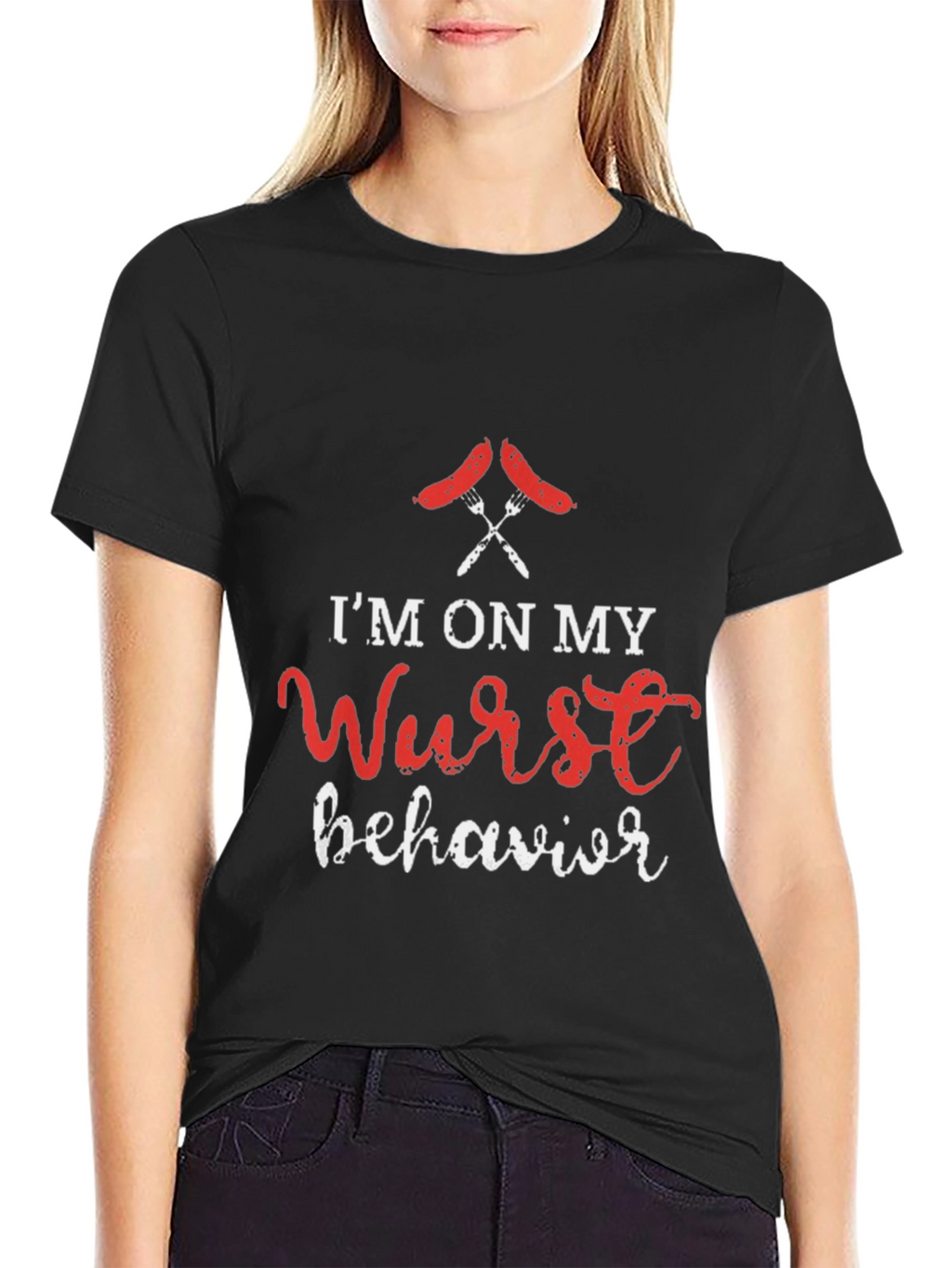 Wurst Behavior Graphic Tee - Funny Foodie Shirt