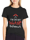 Wurst Behavior Graphic Tee - Funny Foodie Shirt