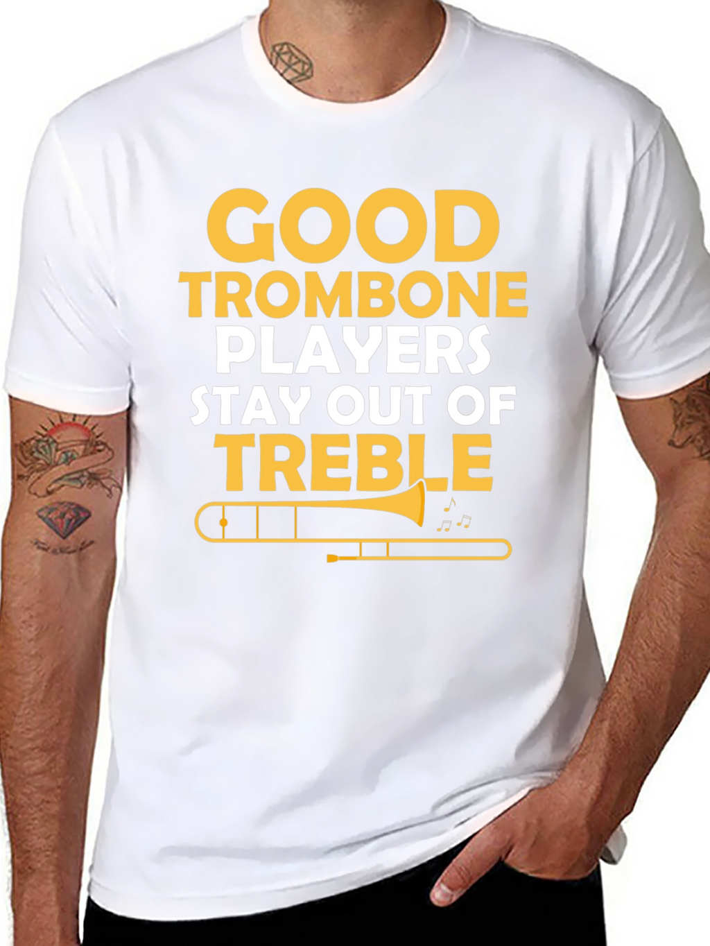 Good Trombone Players T-Shirt Funny Music Tee