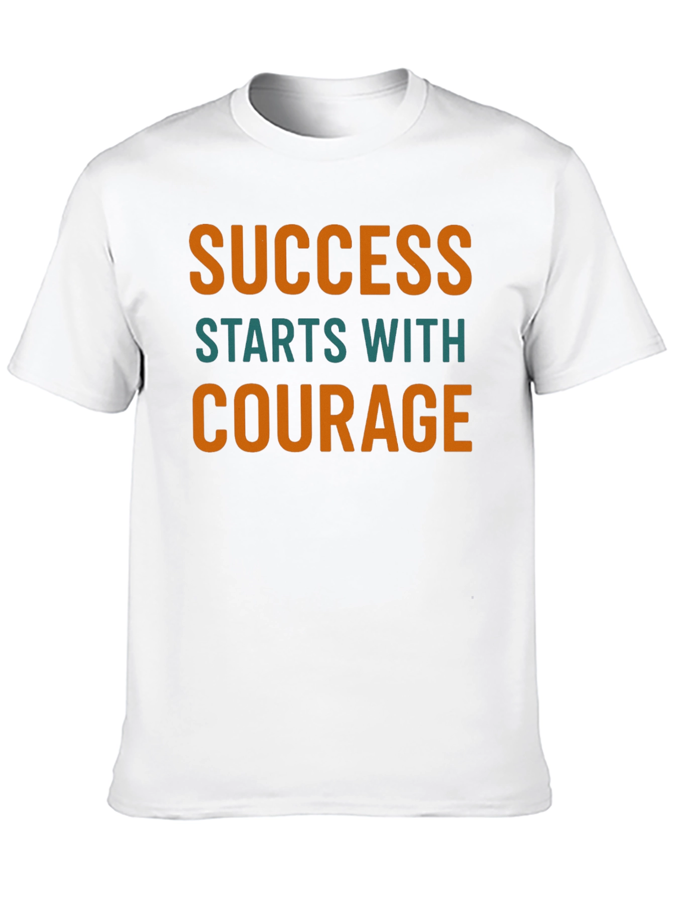 Success Courage Graphic Tee - Motivational Shirt