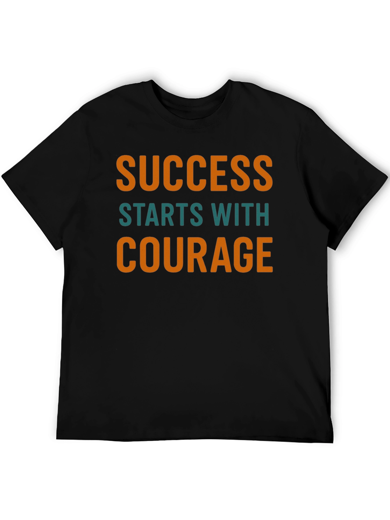 Success Courage Graphic Tee - Motivational Shirt