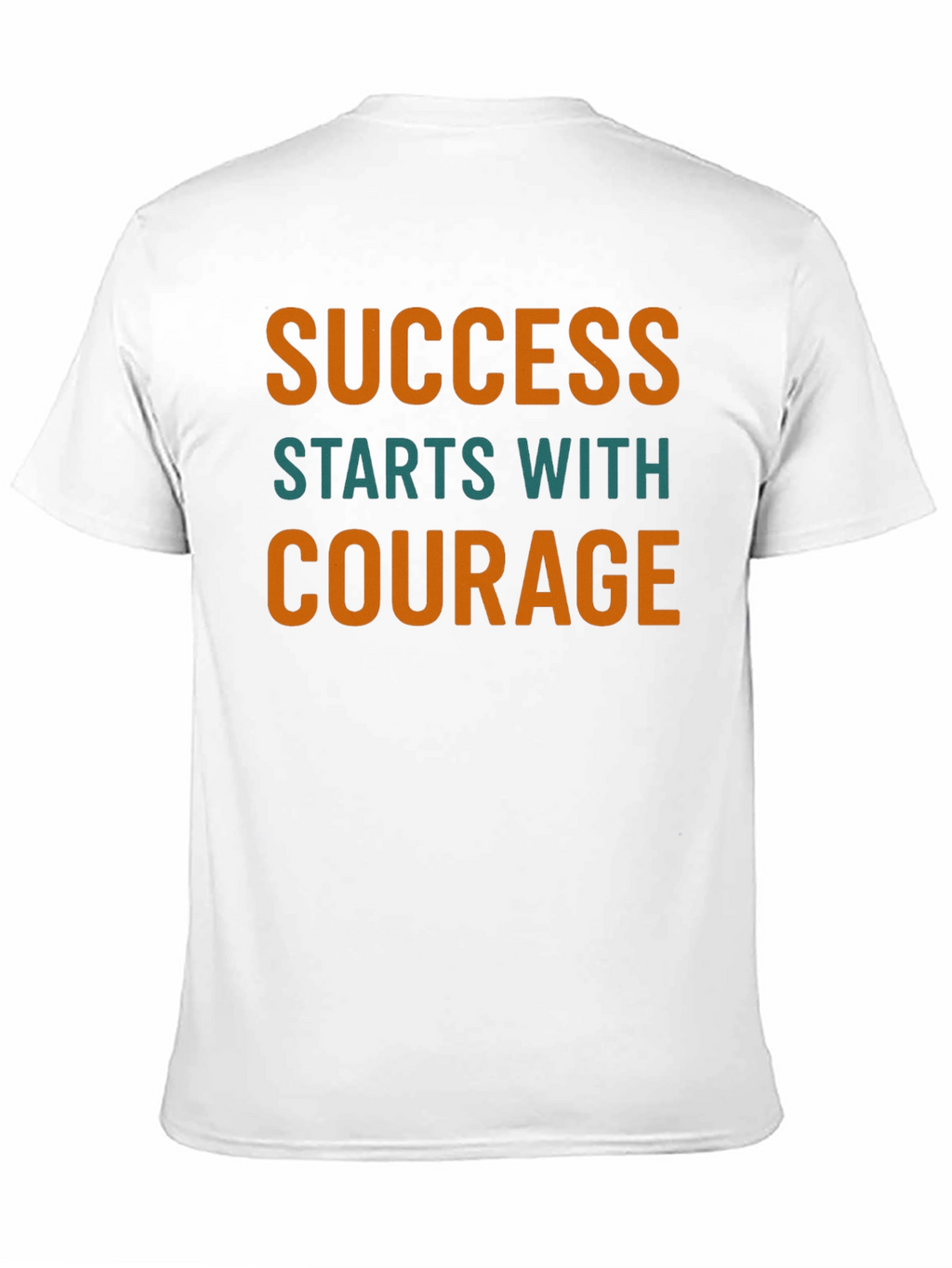 Success Courage Graphic Tee - Motivational Shirt